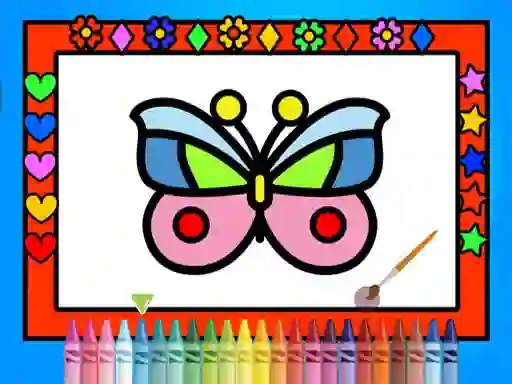 Color and Decorate Butterflies — δωρεάν online παιχνίδι