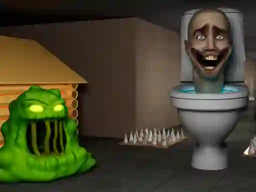 Toilet Monster Attack Sim 3D — δωρεάν online παιχνίδι