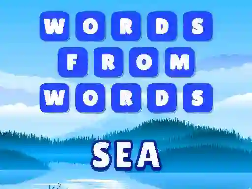 Words from words: Sea — δωρεάν online παιχνίδι