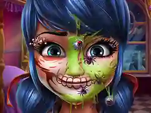 Dotted Girl Halloween Makeup — δωρεάν online παιχνίδι