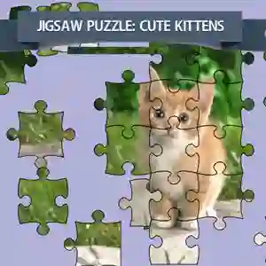 Jigsaw Puzzle Cute Kittens — δωρεάν online παιχνίδι
