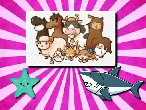 Animal Puzzle — δωρεάν online παιχνίδι
