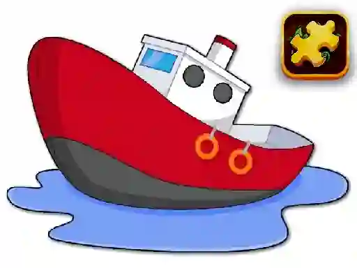 Cartoon Ship Puzzle — δωρεάν online παιχνίδι