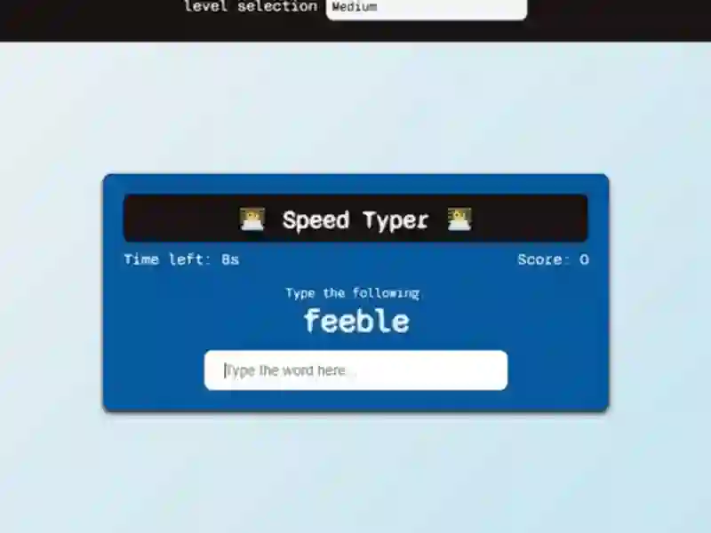 Speed Typer — δωρεάν online παιχνίδι