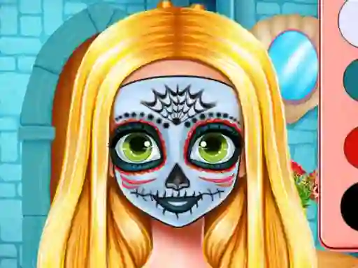 Sister's Halloween Face Paint — δωρεάν online παιχνίδι