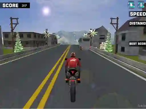 Highway Rider Motorcycle Racer — δωρεάν online παιχνίδι