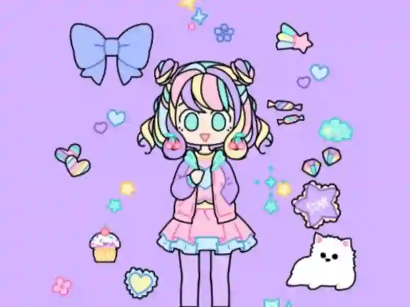 Pastel Girl Dress Up — δωρεάν online παιχνίδι