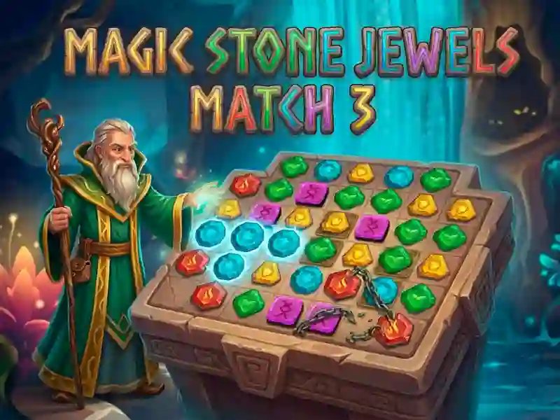 Magic Stone Jewels Match 3 — δωρεάν online παιχνίδι