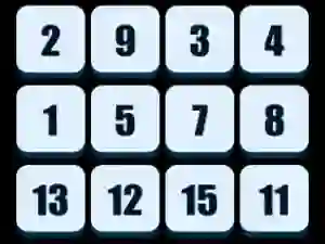 Numbers Sliding Puzzle — δωρεάν online παιχνίδι