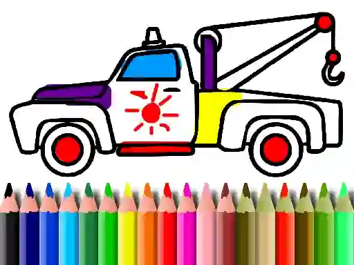 Back To School: Trucks Coloring — δωρεάν online παιχνίδι