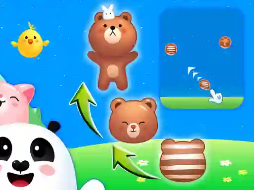 Animal Merge: Bubble Shooter — δωρεάν online παιχνίδι