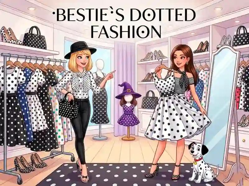 Bestie`s Dotted Fashion — δωρεάν online παιχνίδι