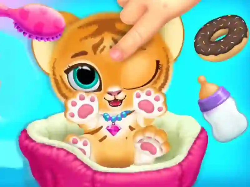 Baby Tiger Care — δωρεάν online παιχνίδι