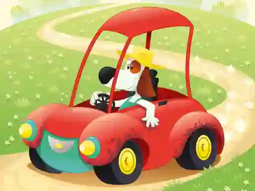 Funny Animal Ride Difference — δωρεάν online παιχνίδι