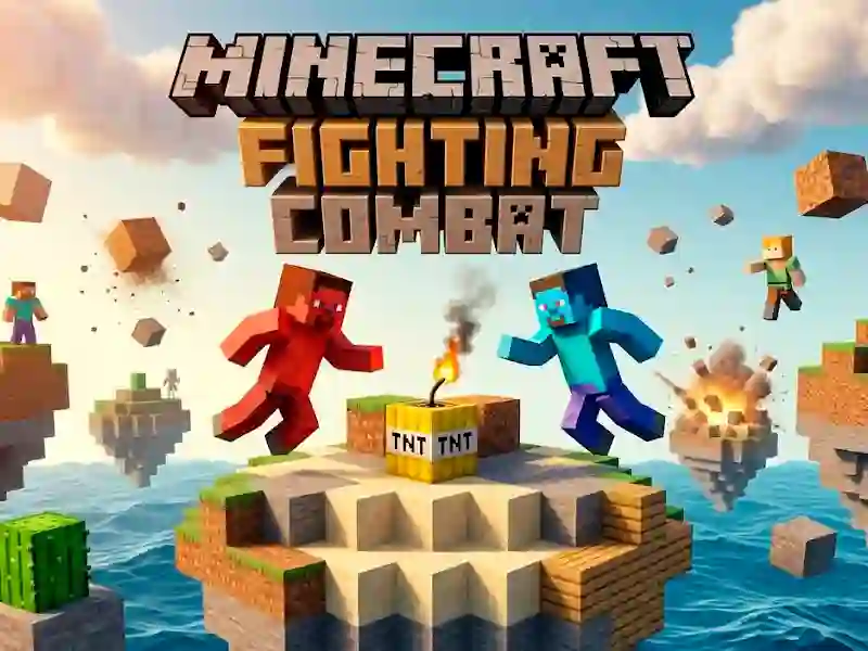 Minecrafts Fighting Combat — δωρεάν online παιχνίδι