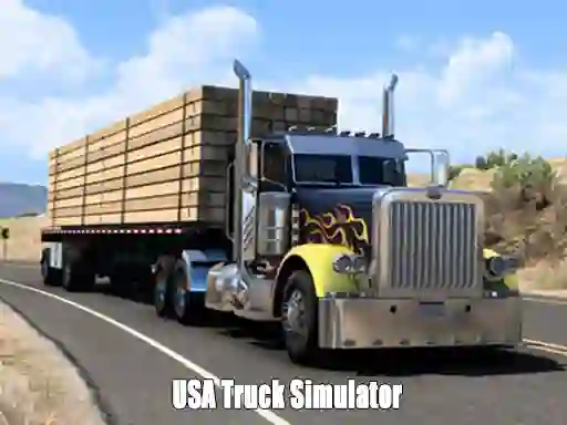 USA Truck Simulator 2024 — δωρεάν online παιχνίδι