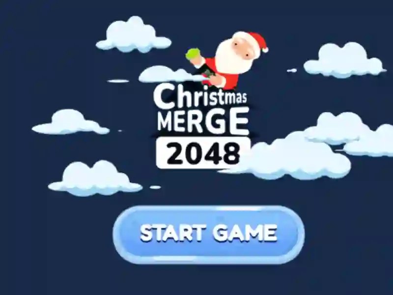Christmas Merge 2048 — δωρεάν online παιχνίδι