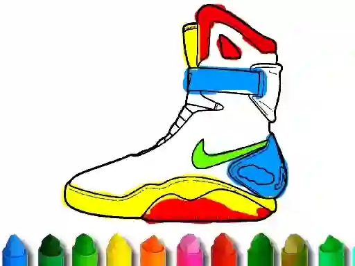 Back To School: Shoe Coloring — δωρεάν online παιχνίδι
