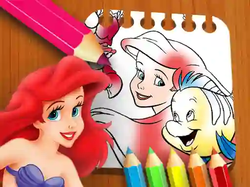 The Little Mermaid Coloring Book — δωρεάν online παιχνίδι