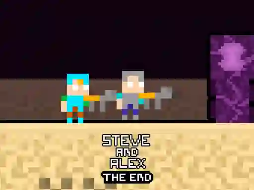 Steve and Alex TheEnd — δωρεάν online παιχνίδι