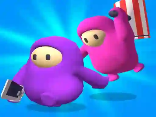 Fall Heroes Fun Guys Run — δωρεάν online παιχνίδι