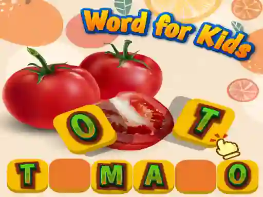 Fruits and Vegetables Word for Kids — δωρεάν online παιχνίδι