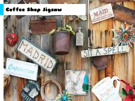 Coffee Shop Jigsaw — δωρεάν online παιχνίδι
