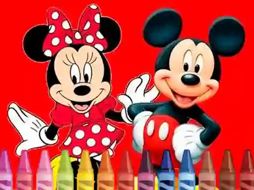 Mickey Mouse Coloring — δωρεάν online παιχνίδι