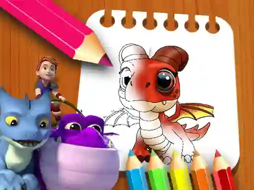 Dragon Rescue Riders Coloring Book — δωρεάν online παιχνίδι