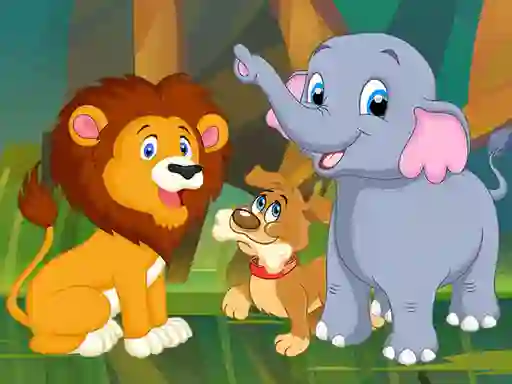 Animal Puzzles — δωρεάν online παιχνίδι