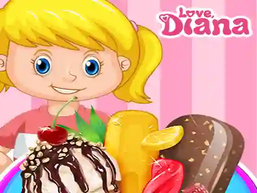 Ice Cream love Diana — δωρεάν online παιχνίδι