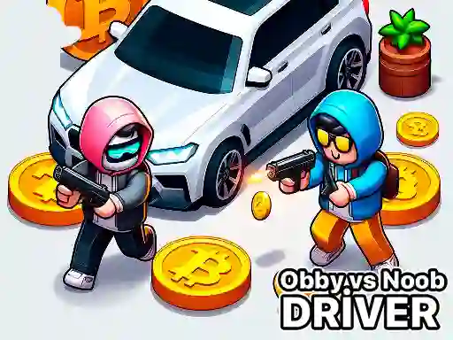 Obby vs Noob Driver — δωρεάν online παιχνίδι