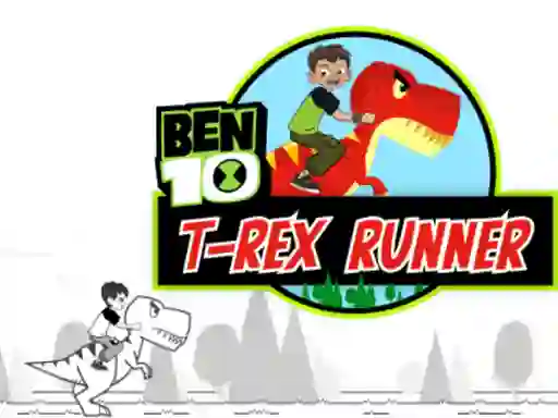 Ben 10 T-Rex Runner — δωρεάν online παιχνίδι