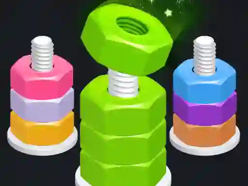 Nuts Puzzle: Color Sort — δωρεάν online παιχνίδι