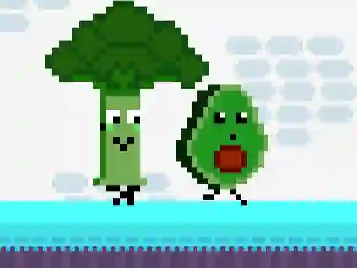 Cat Chef vs Fruits - 2 Player — δωρεάν online παιχνίδι
