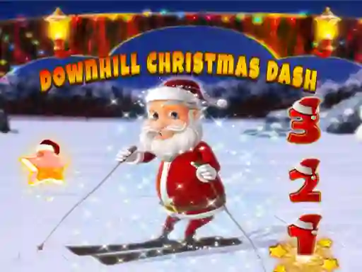 Downhill Christmas Dash — δωρεάν online παιχνίδι
