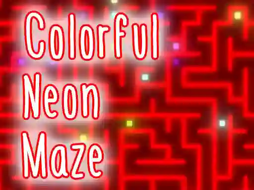 Colorful Neon Maze — δωρεάν online παιχνίδι