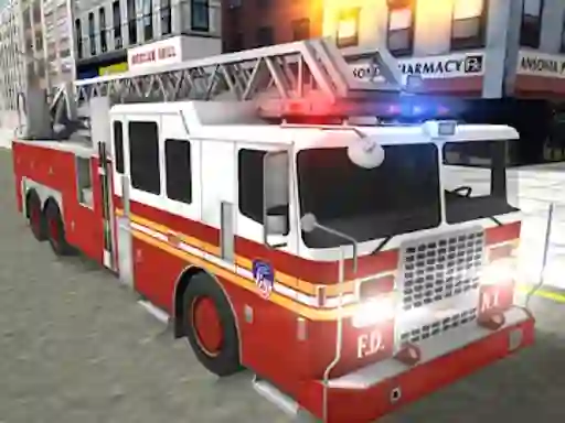 Real Truck Fire Drive Sim — δωρεάν online παιχνίδι