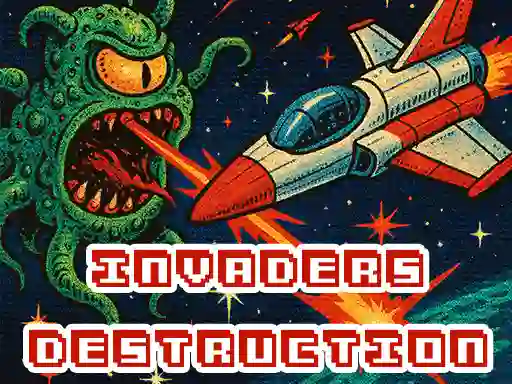 Invaders Destruction — δωρεάν online παιχνίδι