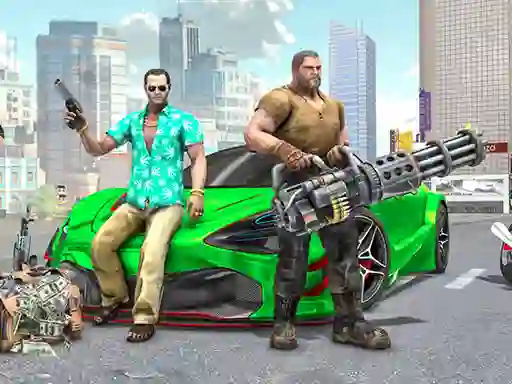 Real Gangster City Crime Car Simulator Game — δωρεάν online παιχνίδι