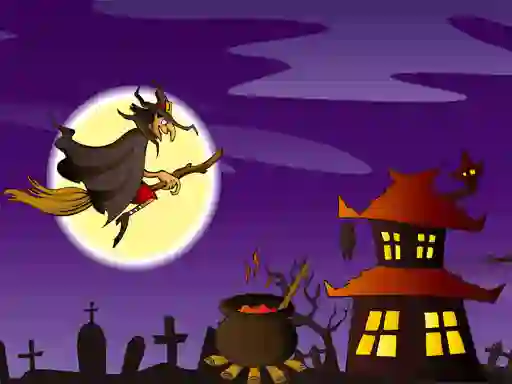 Halloween Illustrations Jigsaw Puzzle — δωρεάν online παιχνίδι