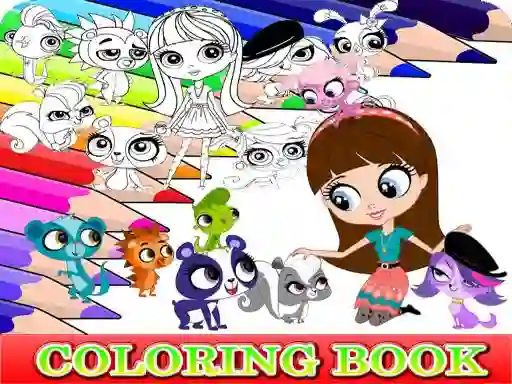 Coloring Book for Littlest Pet Shop — δωρεάν online παιχνίδι