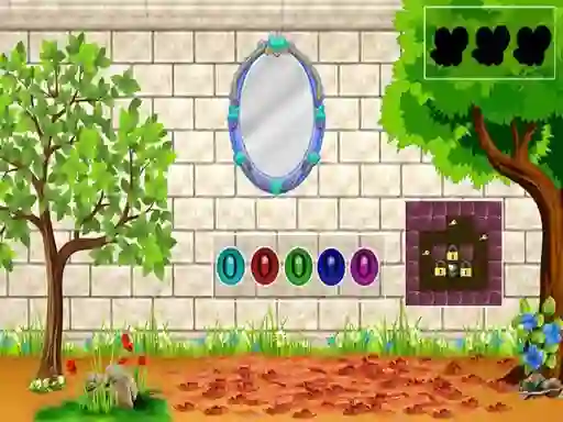 White Brick Backyard Escape — δωρεάν online παιχνίδι