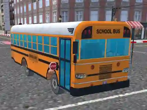 Bus School Park Driver — δωρεάν online παιχνίδι
