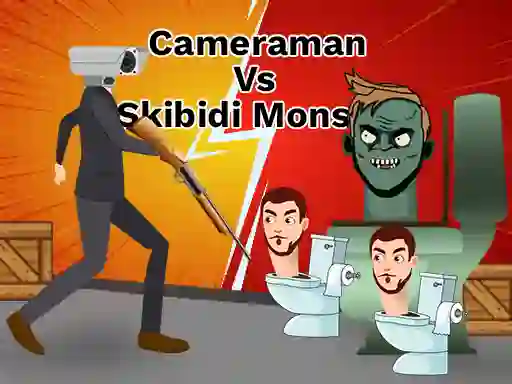 Cameraman vs Skibidi Monster: Fun Battle — δωρεάν online παιχνίδι