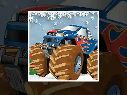 Winter Monster Truck Puzzles — δωρεάν online παιχνίδι