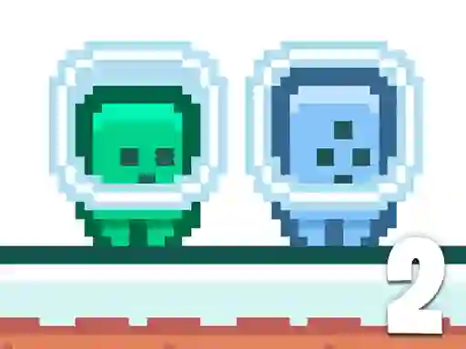Green and Blue Cuteman 2 — δωρεάν online παιχνίδι
