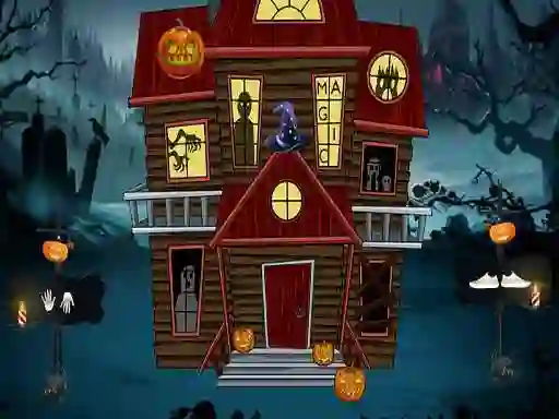 Halloween Magic Lady Escape — δωρεάν online παιχνίδι
