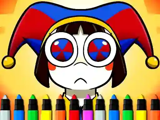 Digital Circus Coloring Adventure — δωρεάν online παιχνίδι