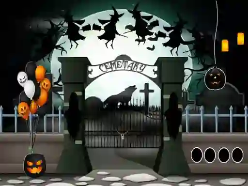 Halloween Cemetery Escape 2 — δωρεάν online παιχνίδι